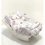 Babycity Pamuk Müslin Puset Çarşafı - 0 - 13 kg - Açık Gri