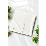 BabyCoco Triko Örgü Bebek Battaniyesi Ekru Minik Kareli 85x85 Cm
