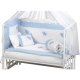 Babycom 50X90 Uyku Seti - Mavi Kalpli