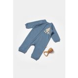 BabyCosy Bebek Fermuarlı Tulum, %100 Organik Pamuk, Bebek Ve Yenidoğan Serisi,Kışlık Koleksiyon - Csy8029