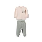 BabyCosy Organic Wear %100 Organik Pamuk,Uzun Kollu Bebek Pijama Takımı–Nightwear Set – Yenidoğan Organik Uyku Takımı