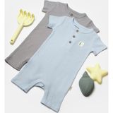 BabyCosy Organic Wear 2'li Kısa Kollu Tulum