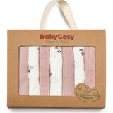 BabyCosy Organic Wear Bebek 7'li Mix Ağız Mendili 25x25cm, %100 Organik Pamuk, Bebek ve Yenidoğan Serisi - CSY5961