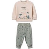 BabyCosy Organic Wear Bebek Alt Üst Takım %100 Organik Pamuk , Bebek - Yenidoğan- CSY8210 - 6 - 9 Ay - Green