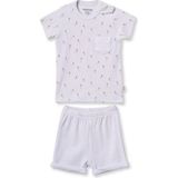 BabyCosy Organic Wear Bebek Kısa Kollu Tişört ve Pantolon Takımı, %100 Pamuk, Bebek ve Yenidoğan Serisi - CSYM31114 - 9 - 12 Ay - Gri