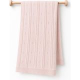 BabyCosy Organic Wear Bebek Triko Battaniye 85*95CM %100 Organik Pamuk - Yenidoğan Serisi - CSYT1003 - Pudra - 0 - 2 Yaş
