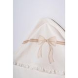 Babycosy Organic Wear GOTS Sertifikalı Organik Pamuk Kız Bebek Battaniyesi – Yumuşak, Doğal ve Nefes Alabilir,85x100 cm