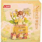 BabyCosy Organic Wear HK113 Jaki Karahindiba Müzik Kutusu 144 Parça Block Oyuncak - 1 Adet