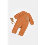 BabyCosy Organik Kadife Fermuarlı Tulum