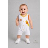 Babyden's Erkek Bebek Tulum Yazlık Pamuklu Şortlu Çıtçıtlı Baskılı Bebek Tulumu Yenidoğan Bebek Giyim 0-9 Ay - Çok renkli 03 - 3 - 6 Ay
