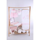 Babydola 10'lu Hastane Çıkışı %100 Pamuk Zıbın Seti Lüks Kız Bebek Takım Yenidoğan Kutulu Hoşgeldin Bebek Hediyesi 11715 - Pembe - Standart