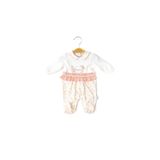 Babydola 13812 Kız Bebek Çiçekli Fırfırlı Tulum