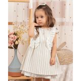 Babydola 15011 Kız Bebek Fiyonk Detaylı Güpürlü Kahve Elbise - 3 - 6 Ay - Kahverengi