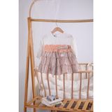Babydola Etnik Desen Bayramlık Kız Elbise Somon 13841 - 2 - 3 Yaş