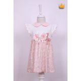 Babydola Kız Bebek Bayramlık Çiçekli Elbise 15223 - Standart - Renkli