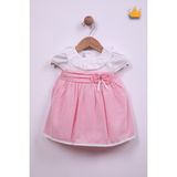 Babydola Kız Bebek Bayramlık Dantelli Elbise 15077 - Pembe - Standart
