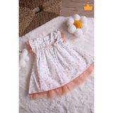 Babydola Kız Bebek Çocuk Elbise Bayramlık Yazlık 15150 - 18 - 24 Ay - Ekru