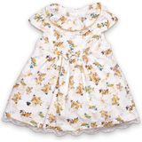 Babydola Kız Bebek Elbise Set Çiçekli Dantel Detaylı Bayramlık 5'li Kutu Ekru 11726 - Sarı - 12 Ay
