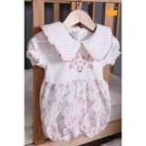 Babydola Kız Bebek Müslin Tulum 15180 - 3 - 4 Yaş - Ekru