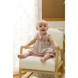 Babydola Külotlu Çiçek Detaylı Bayramlık Bebek Çocuk Elbise 2'li Set 13792 - 2 - 3 Yaş - Pembe
