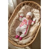 Babydonat Mariposa Butterfly Nakışlı 6 Parça %100 Pamuklu Yeni Doğan Hastane Çıkışı ve Bebek Takımı - Fuşya/beyaz - 0 - 3 Ay