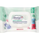 Babydream Aloe Veralı Bebek Islak Mendil 25'li Çok Hassas Ciltler İçin Yüz ve Ellere Özel