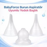 Babyforce Bh-031 Burun Aspiratör Uyumlu Yedek Başlık 3’Lü Set