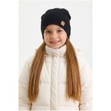 Babygiz Çocuk Siyah Termal %100 Pamuklu Soft 2 Stil 1 Arada Bere Premium Cuts Serisi