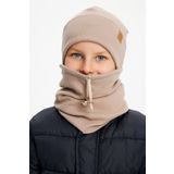 Babygiz Erkek Bebek Çocuk Trend Style Şapka Bere Boyunluk Takım Rahat %100 Pamuklu Kaşkorse