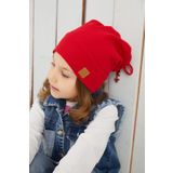 Babygiz Kız Bebek Çocuk Kırmızı Şapka Bere El yapımı Rahat Cild dostu %100 Pamuklu Kaşkorse