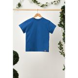 Babygiz Parlament Kız Çocuk Kısa Kollu Bisiklet Yaka Terletmez, Rahat Pamuklu Penye T-Shirt - 7 - 8 Yaş