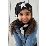 Babygiz Siyah Beyaz Fanatik Bere Boyunluk Takim Yumusak Cift Katli Spor 100 Dogal Pamuklu Penye