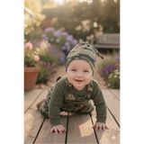 Babygiz Yenidoğan Kız Erkek Bebek %100 Pamuklu Penye Extra Yumuşak Hafif Terletmez Bere Kamuflaj