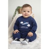 Babygo Bebek Takım Şardonlu Kışlık 3 Ip Takım - 6 Ay - Safir