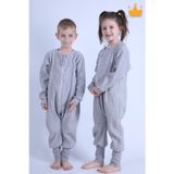 Babyhola 2-8 Yaş 1.5 Tog Kapitone Çocuk Uyku Tulumu Unisex Uzun Kollu Uyku Tulumu
