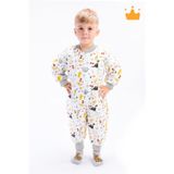 Babyhola 2-8 Yaş Elyaf Dolgulu 2.5 Tog Çocuk Uyku Tulumu - Gri