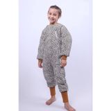 Babyhola 2-9 Yaş 2.5 Tog Elyaf Dolgulu Çocuk Uyku Tulumu Leopar Desen 23504