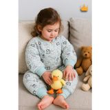 Babyhola 2-9 Yaş 2.5 Tog Premium Kalite Kalın Elyaf Dolgulu Uzun Kollu Kız Erkek Çocuk Uyku Tulumu Yeşil Fil 6020