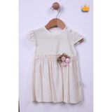Babyhola Kız Bebek Bayramlık Çiçek Detaylı Elbise 229203 - Pembe - Standart