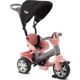Babyhope 121 Bobo Speed Tenteli Pembe-Gri 3 Tekerlekli Bisiklet