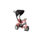 BabyHope 121 Bobo Üç Teker Tenteli Itmeli Bisiklet (PEMBE/GRİ)
