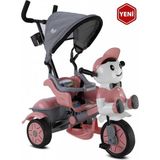 Babyhope 125 Yupi Panda Üçteker Çocuk Bisiklet Pastel Pembe