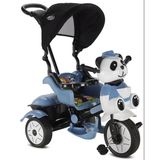 Babyhope 127 Lıttle Panda Üç Teker Kontrollü Bebek Bisikleti Pastel Mavi