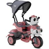 Babyhope 127 Lıttle Panda Üç Teker Kontrollü Bebek Bisikleti Pastel Pembe