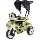 Babyhope 127 Lıttle Panda Üç Teker Kontrollü Bebek Bisikleti Yeşil Bej