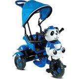 Babyhope 127 Lıttle Panda Üç Teker Tenteli Itmeli Bisiklet(Mavi)