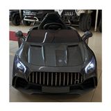 Babyhope 12V Mercedes Gtr Akülü Araba Uzaktan Kumandalı Tek Kişilik 1-4 Yaş Gri LED Işıklı
