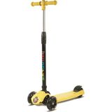 Babyhope 142 Sarı Akıllı Scooter 3-8 Yaş Arası Kullanıma Uygun Led Işıklı Tekerlekler