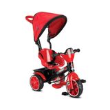 Babyhope 354106-00011 R003 Kırmızı 121 Bobo Speed Tenteli Üç Teker Çocuk Bisikleti