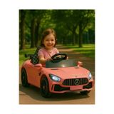Babyhope 444 Gtr Sport 12V Uzaktan Kumandalı Akülü Araba - Pembe Lüks Çocuk Aracı